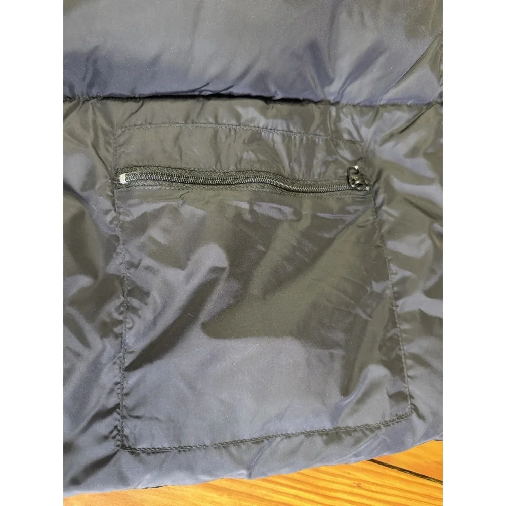 Woolrich Duck Down Packable Puffer Vest‎ Mens XL Black Full Zip Outdoor